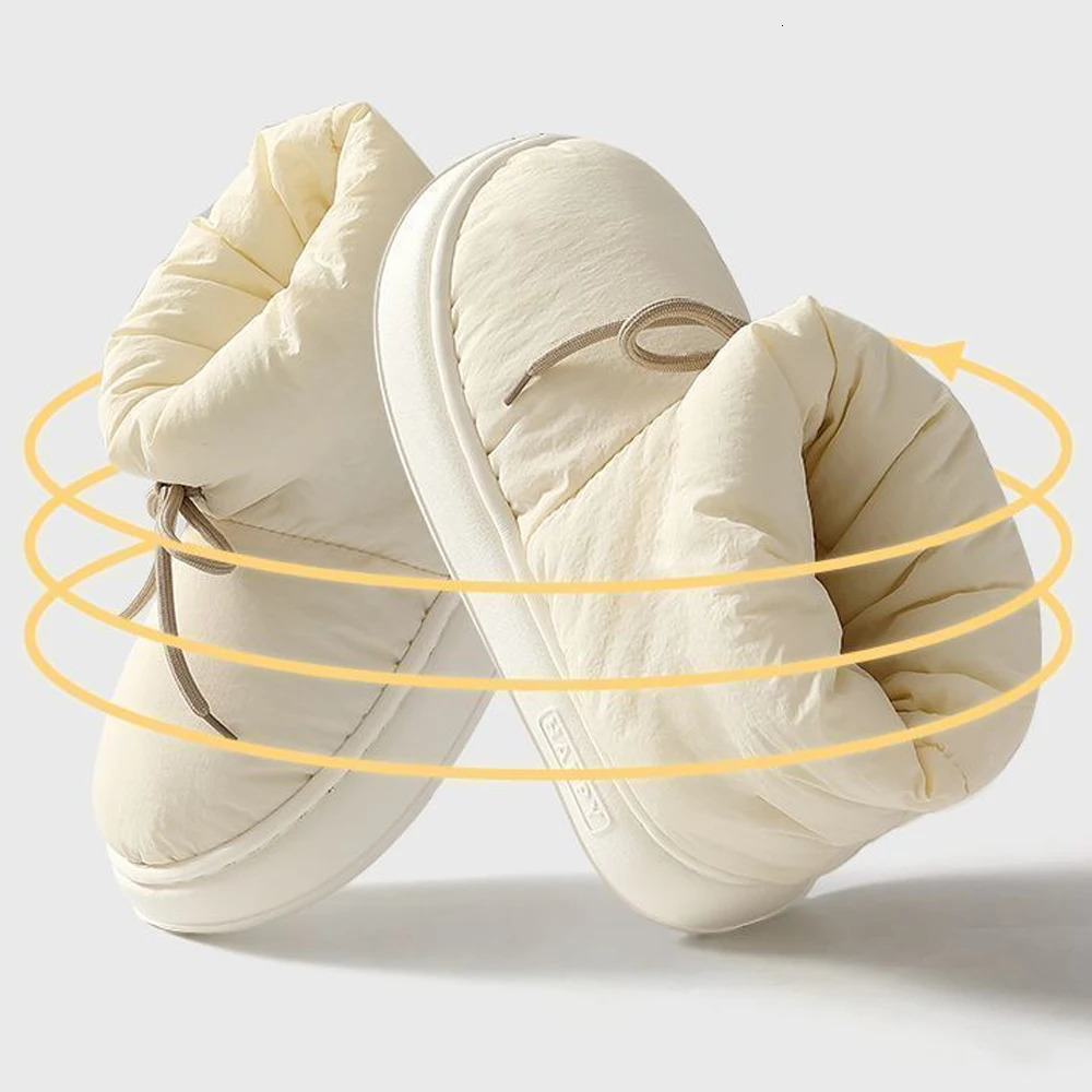 ZHIDA Fur Snow Boots For Women Winter Thick Platform Ankle Boots Shoes Waterproof Mens Classic Plush Warm Boots Cotton Shoes 251014