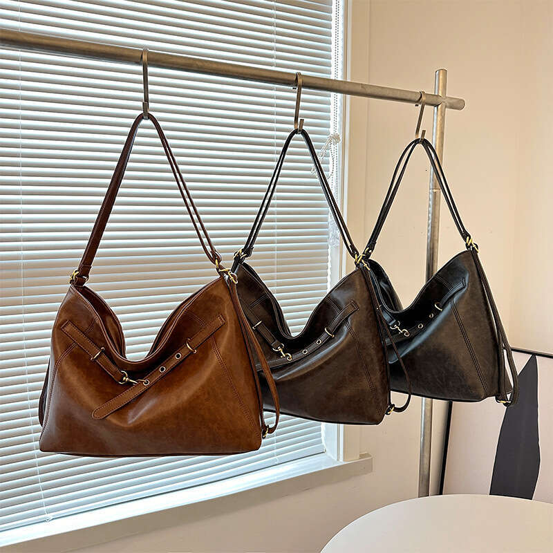 Designer Shoulder Bag Bag Luxury Bag Maillard For Women, Autumn And Winter New Casual Versatile Backpack, Large Capacity Commuter Tote