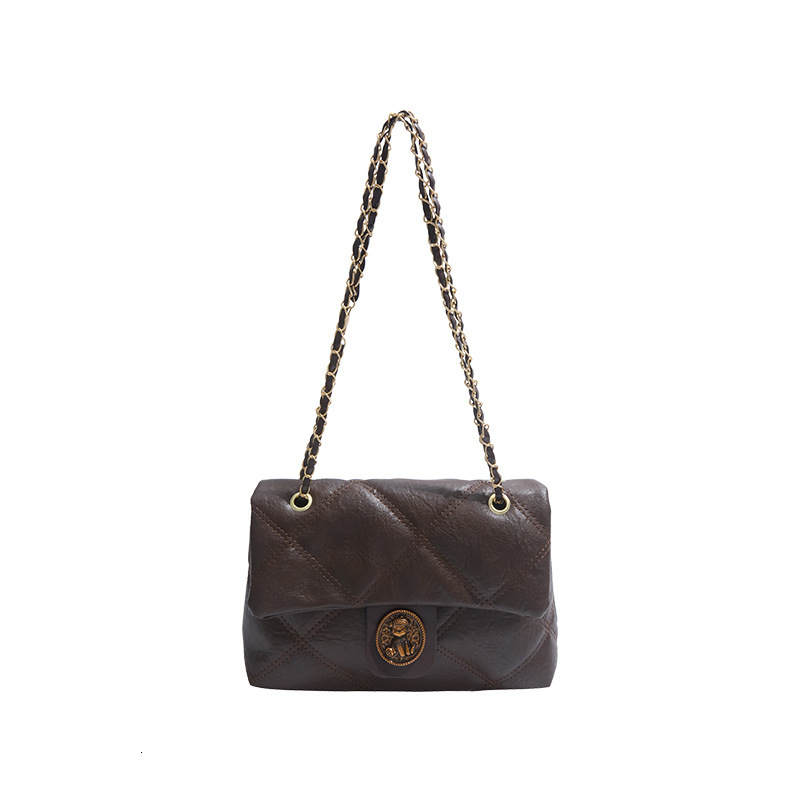 Luxury Brand Designer Bag Fashion Pleated Underarm Bag For Women 2025 Spring New Embroidered Quilted Chain Bag Stylish Single Shoulder Bag