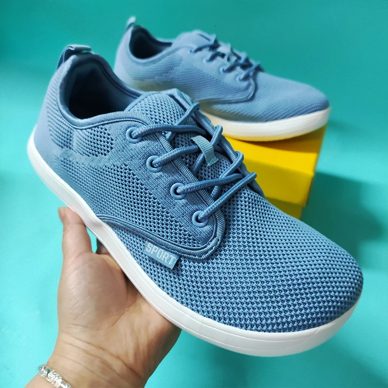 Summer Mens Shoes Male sneakers Barefoot Minimalist Women Wide Toe Lace Up Sports Shoes with Loose Comfortable Walking Shoes 251015