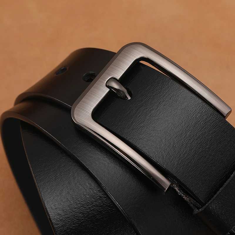 110 120 130 140 150 160 170cm Plus Size Men Belts High Quality Genuine Leather LONG Large Pin Buckle Male Belts Waist for Mens W251018