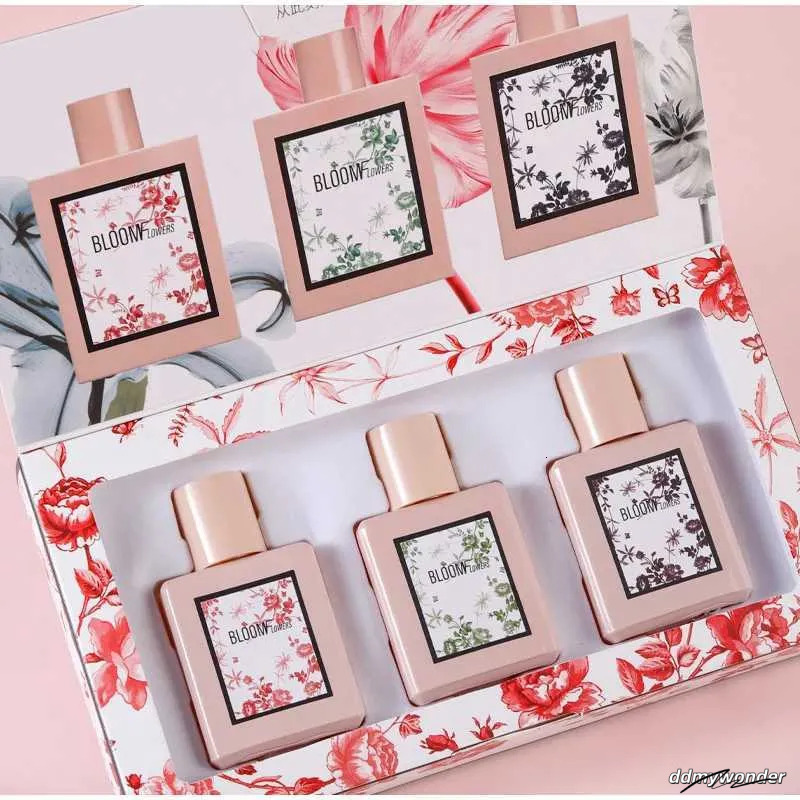 Eau De Toilette Perfume Set For Women, Floral Scent, Long-Lasting Fragrance, Blooming Water Of Flowers, Valentine's Day Gift Ddmywonder