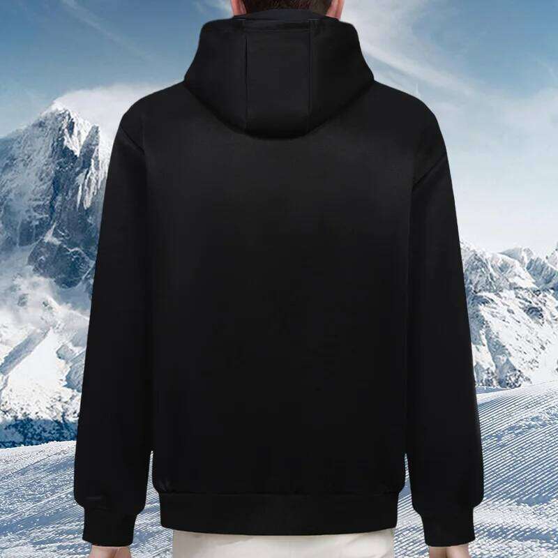 Men's Heavyweight Sherpa Fleece Lined Jackets Coats Windproof Zip Up Hoodie Winter Warm Hooded Sweatshirt Outerwear Outfits Tops