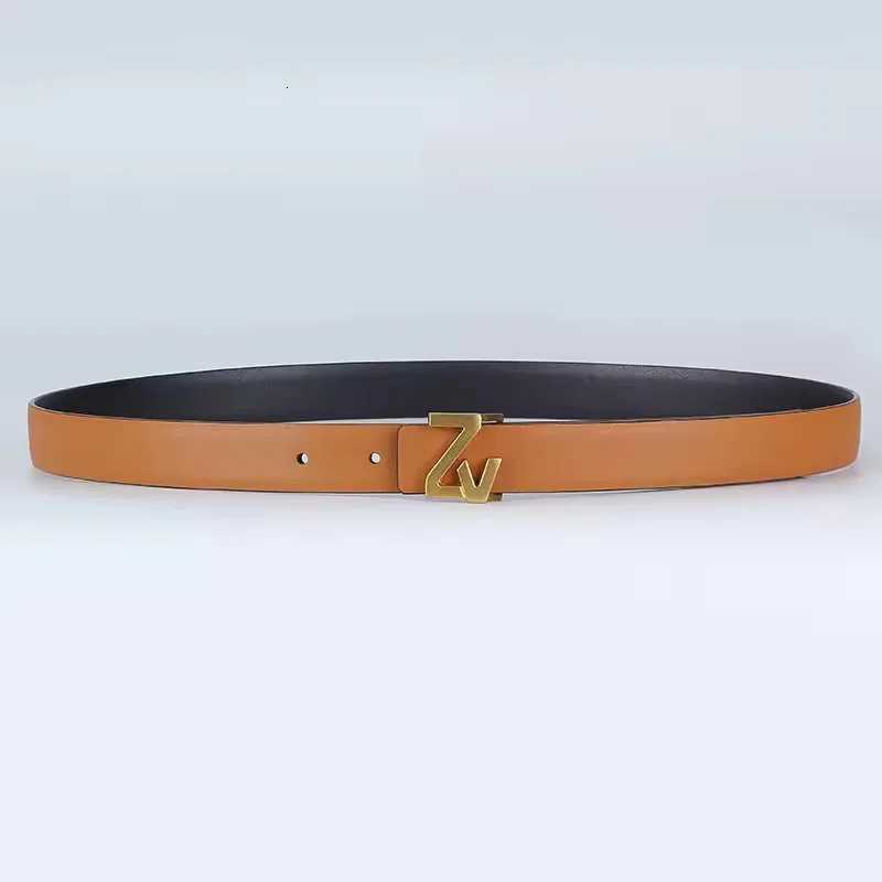 Belt For Women Luxury Brand Lady Leather Belt Female Design Womens Belts for Jeans Thin Belt 24mm W251018