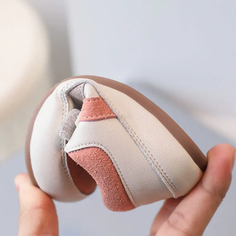 DIMI SpringAutumn Baby Toddler Shoes Soft Breathable Microfiber Leather Infant Sneakers 03 Year Flat Walker Shoes 251017