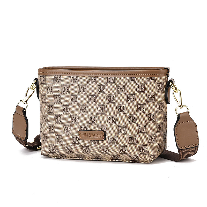 Luxury Brand Designer Bag 2025 New High-End Women's Shoulder Crossbody Bag PU Fashion Small Square Dumpling Bag Women's Bag