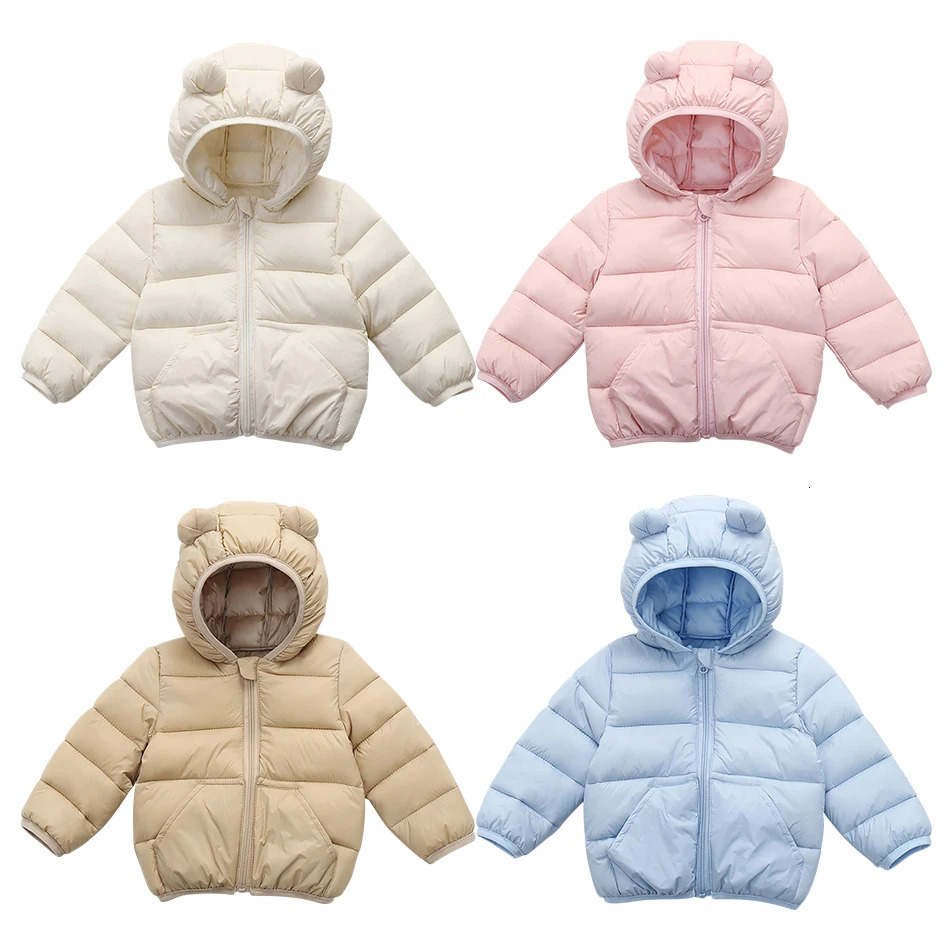 Kids Winter Coat Thick Warm Padded Jacket for Baby Toddler Boys Girls Autumn Winter Outerwear Children Parkas 251017
