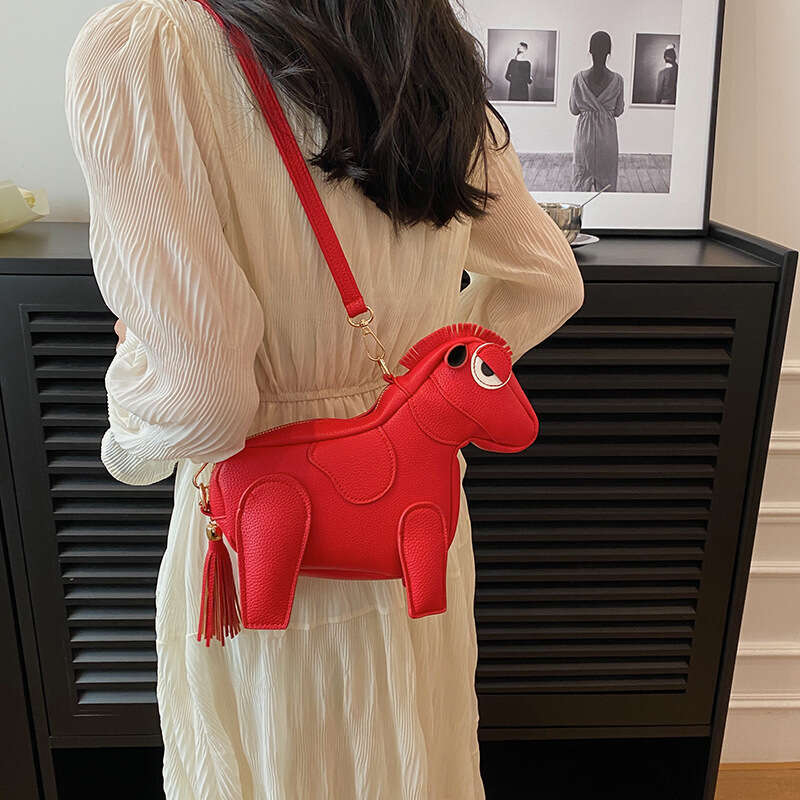 Designer Bag Luxury Bag Women's Shoulder Bag Fashion Design Cute Doll Quirky Personality Shoulder Cartoon Style Crossbody Pony