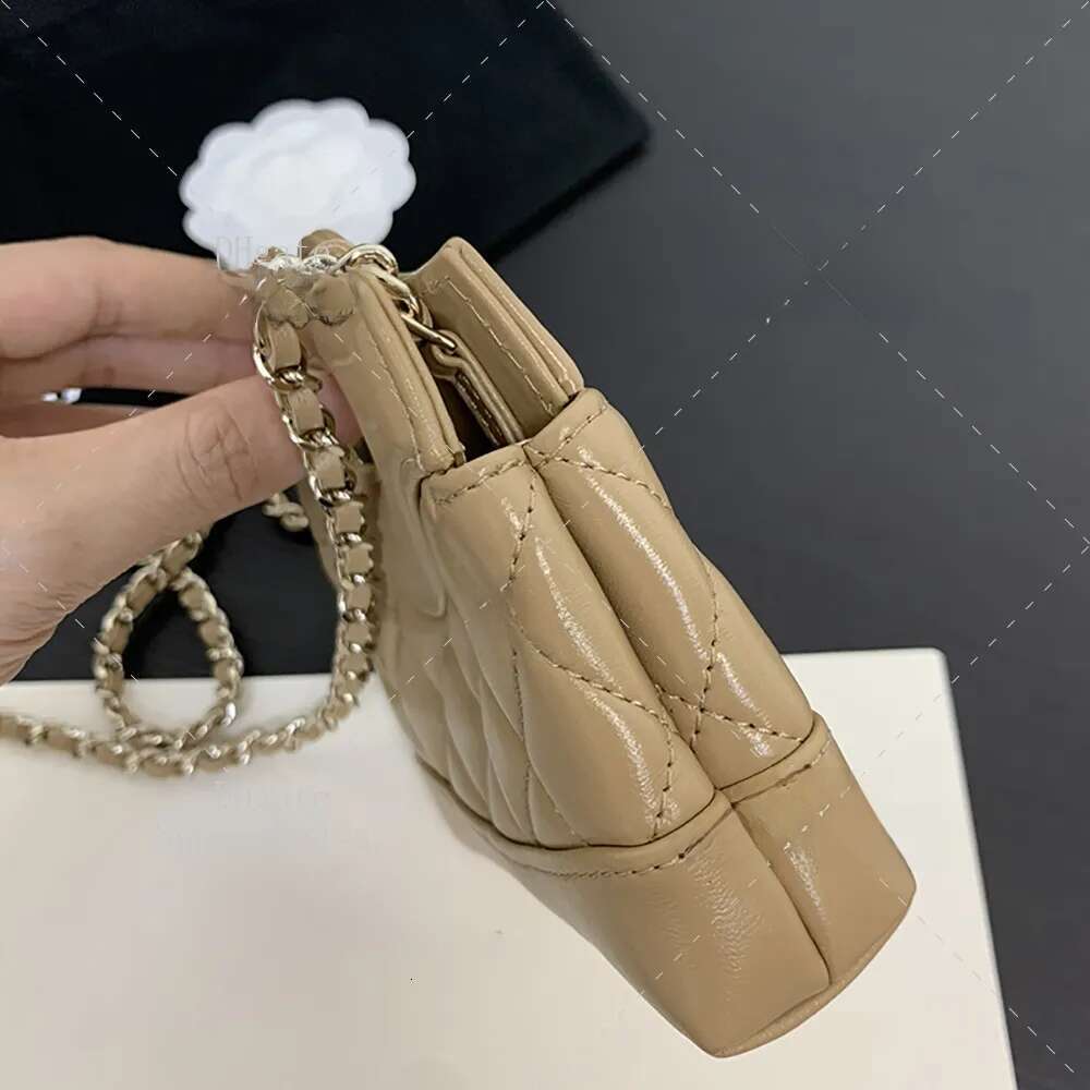 10A mirror quality mini makeup chain 12cm designer crossbody sheepskin shoulder bag for women