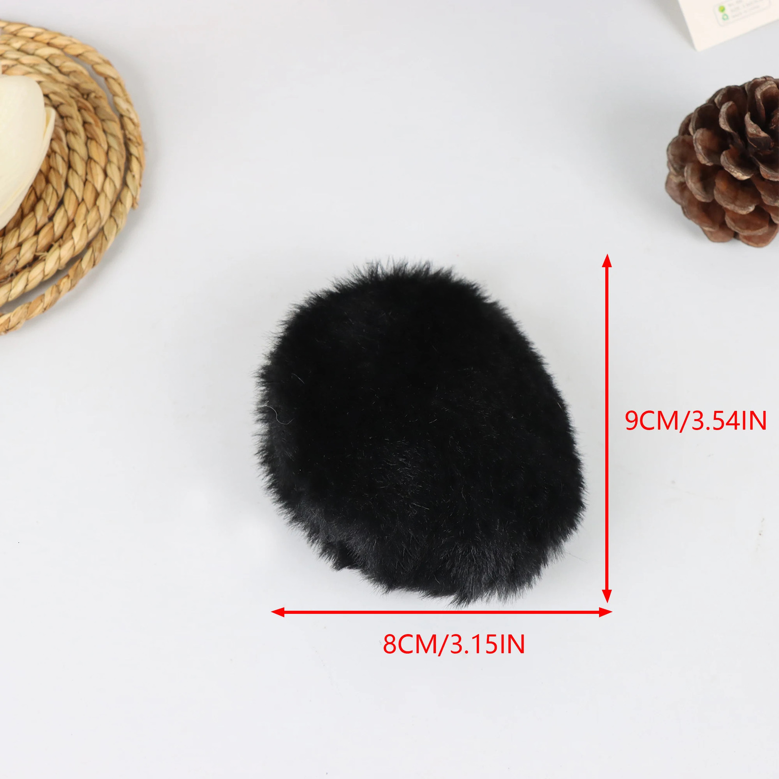 Unisex Outdoor Furry Earmuffs Without Ear Warmers Winter Earmuffs Windproof Ear Protection Earmuffs Christmas Gifts 251014