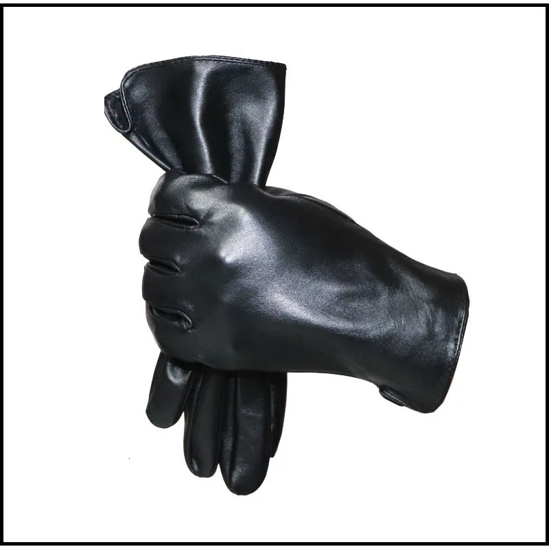 Mens and Womens Leather Gloves Sheepskin Single Leather Unlined Thin Spring Autumn and Winter Motorcycle Riding Touch Screen 251015