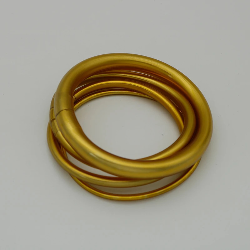 Jelly Bangles Set Round Tube Timeless Fashion Jewelry For Women Trendy Styles Holiday Accessories Gifts Wholesales MQF152 251016