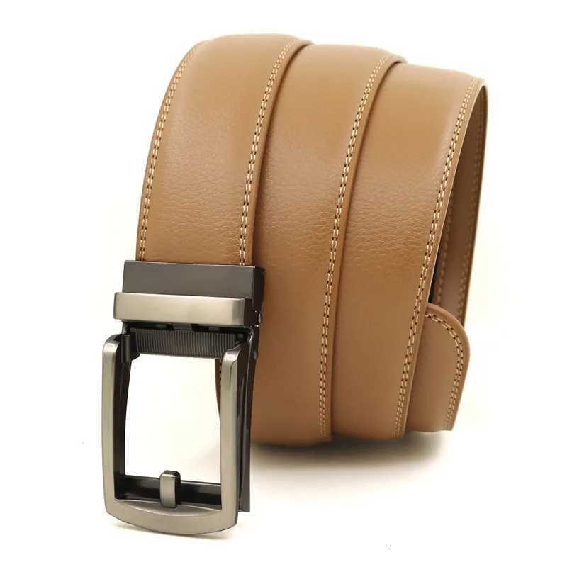 Genuine Leather Mens Belts Alloy Automatic Buckle Cowhide Belts Business Casual Luxury Designer Belt for Men 35cm Ceinture W251018