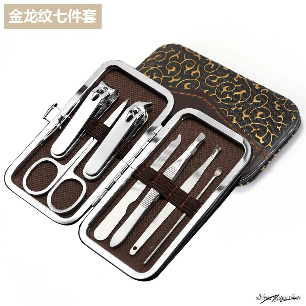 Complete Manicure Set: Round Tail Contouring Clippers, Nail Cutter, And Beauty Tool Kit Ddmywonder