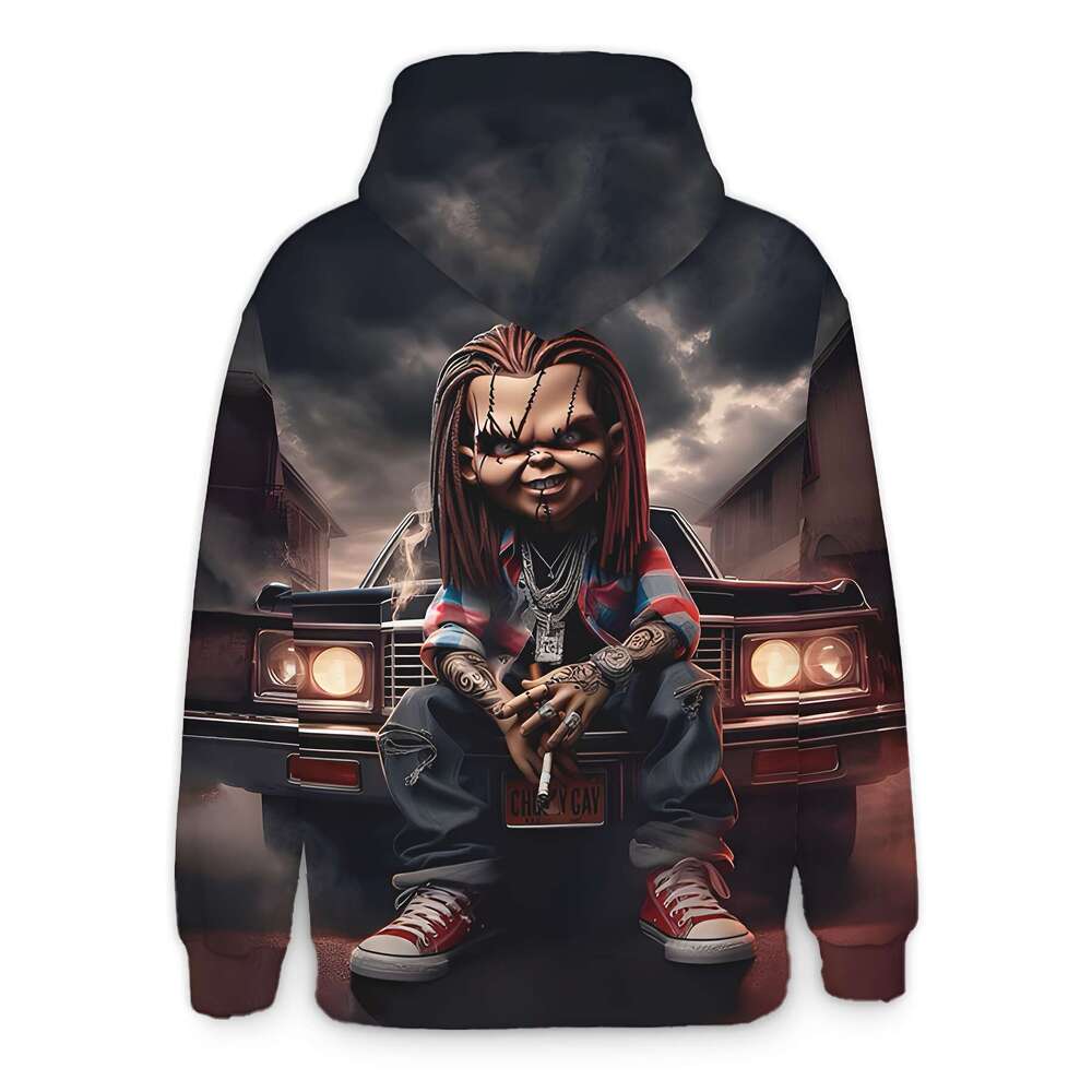 Halloween Men's 3D Digital Print Fashion Personality Sweatshirt