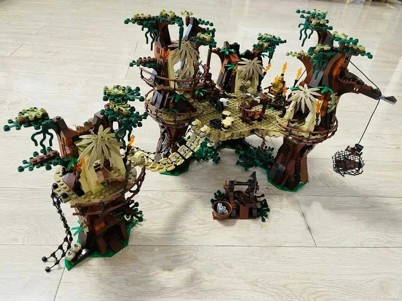 10236 Ewok Village Exclusive Collection Movie Treehouse Scene Reproduction Essential Building Blocks Fans Z251018