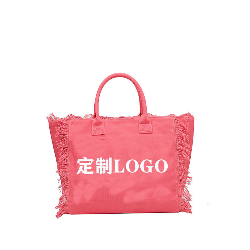 Ladies' Handbag Niche Design Large Capacity Handbag Simple Casual Luxury Bag Designer Bag Commuting Student Shoulder Bag Korean Style Tassel Beac