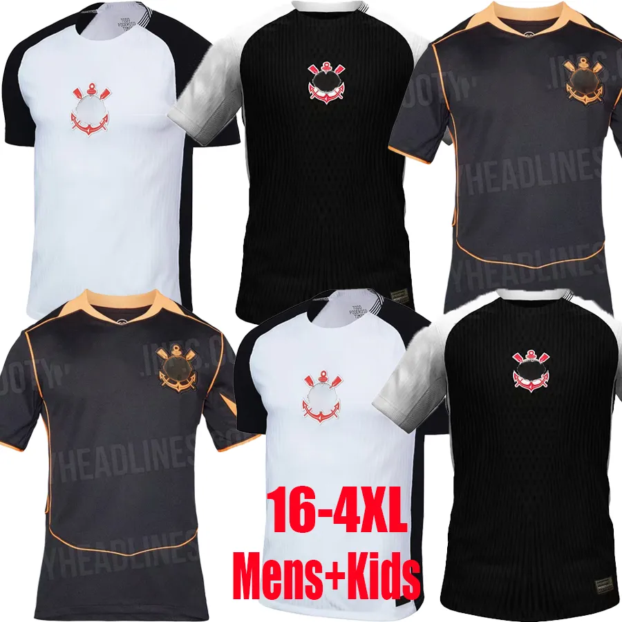 2025 corinthias jersey 2026 kids MEMPHIS ROMERO MAGNO ALBERTO CARRILLO D. SANTANA GARRO MARTINEZ BIDU 25 26 football Home Away Third Mens Womens Kit uniform