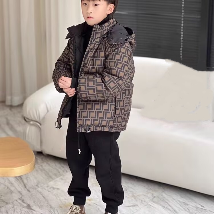 New brand kid hoodies kids designer coat baby down jacket fasion 100% goose down filling comfortable warm white black girl boy school coats pink jackets A3