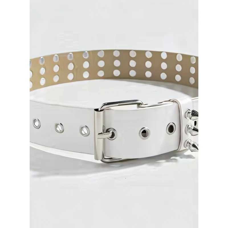 1pc Womens Cool Punk Style Rivets Decorated Heavy Metal Dark Belt W251018