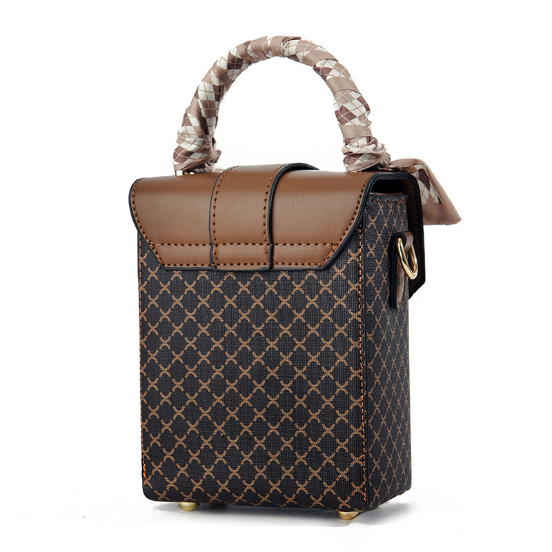 Luxury Brand Designer Bag Taizhou Women's Bag Mini Bag Korean Style Plaid Small Square Bag Fashion Single Shoulder Crossbody Bag Phone Women'