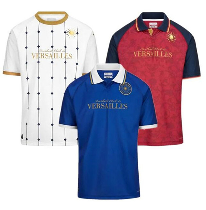 Versailles maillot 2025 Football Shirt Vintage Tops Home Away Third Soccer Jersey Mens Camiseta Futbol