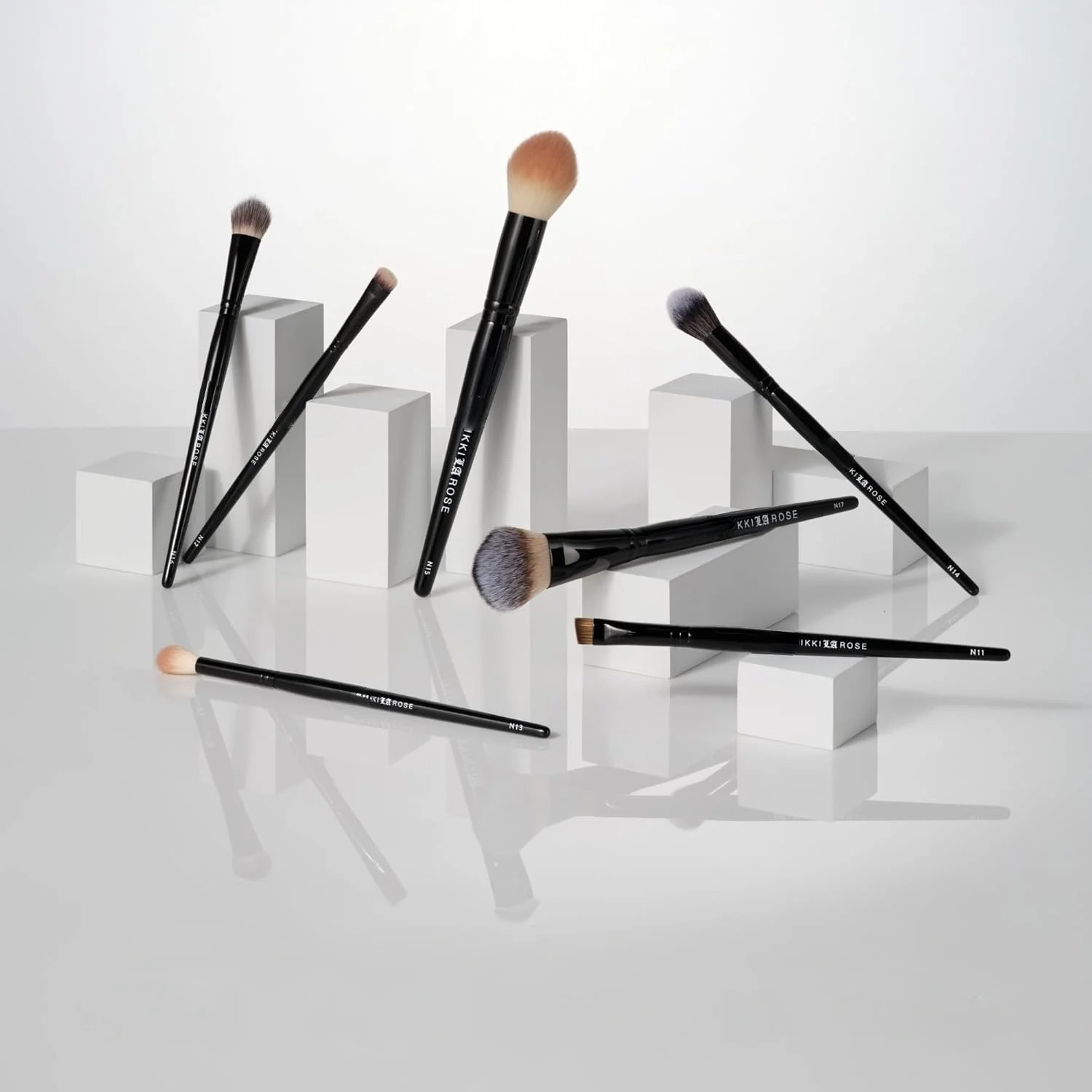 BKNikki Pro Artist Makeup Brush Set 7PCS Professional Face Powder Blush Eyeshadow Brow Liner Cosmetic Brushes 251015