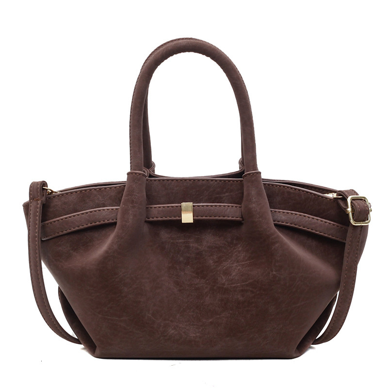 Luxury Brand Designer Bag Frosted Bag Women's New High-Grade Texture Bucket Bag Fashion Commuter Large Capacity Shoulder Crossbody Bag