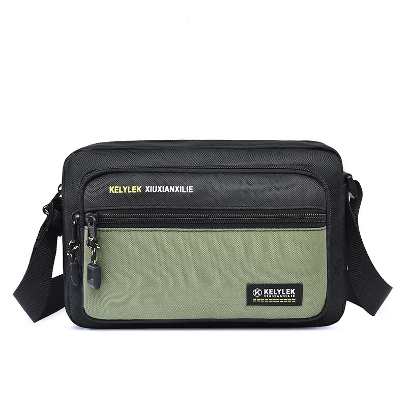 Ox Cloth Mens Crossbody Bag MultiLayer Busin Money Bag Mobile Phone Bag Soft Handle Casual Leisure oulder Bag 251014