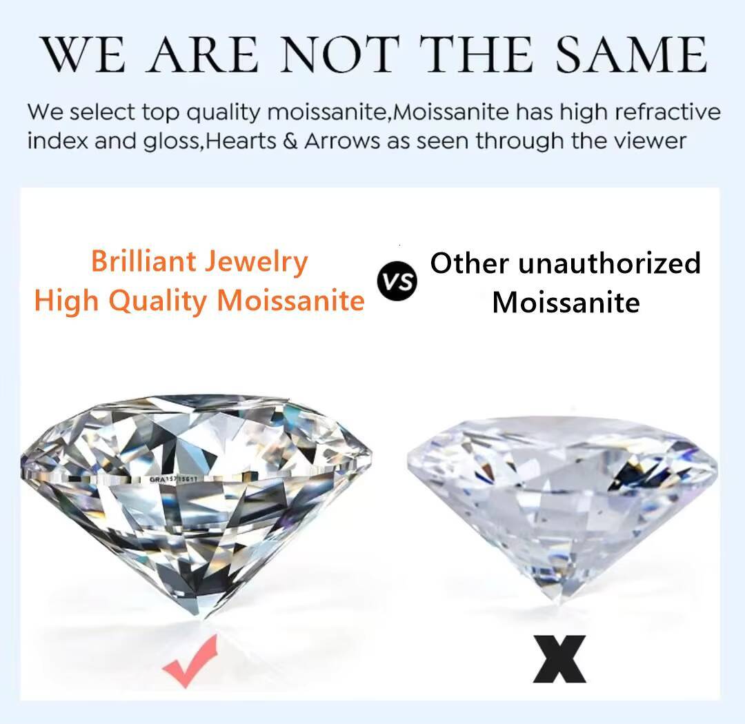 Wholesale 5ct Solitaire Oval Moissanite Ring Gra Certified Emerald Pear Radiant Diamond Engagement Moissanite Rings