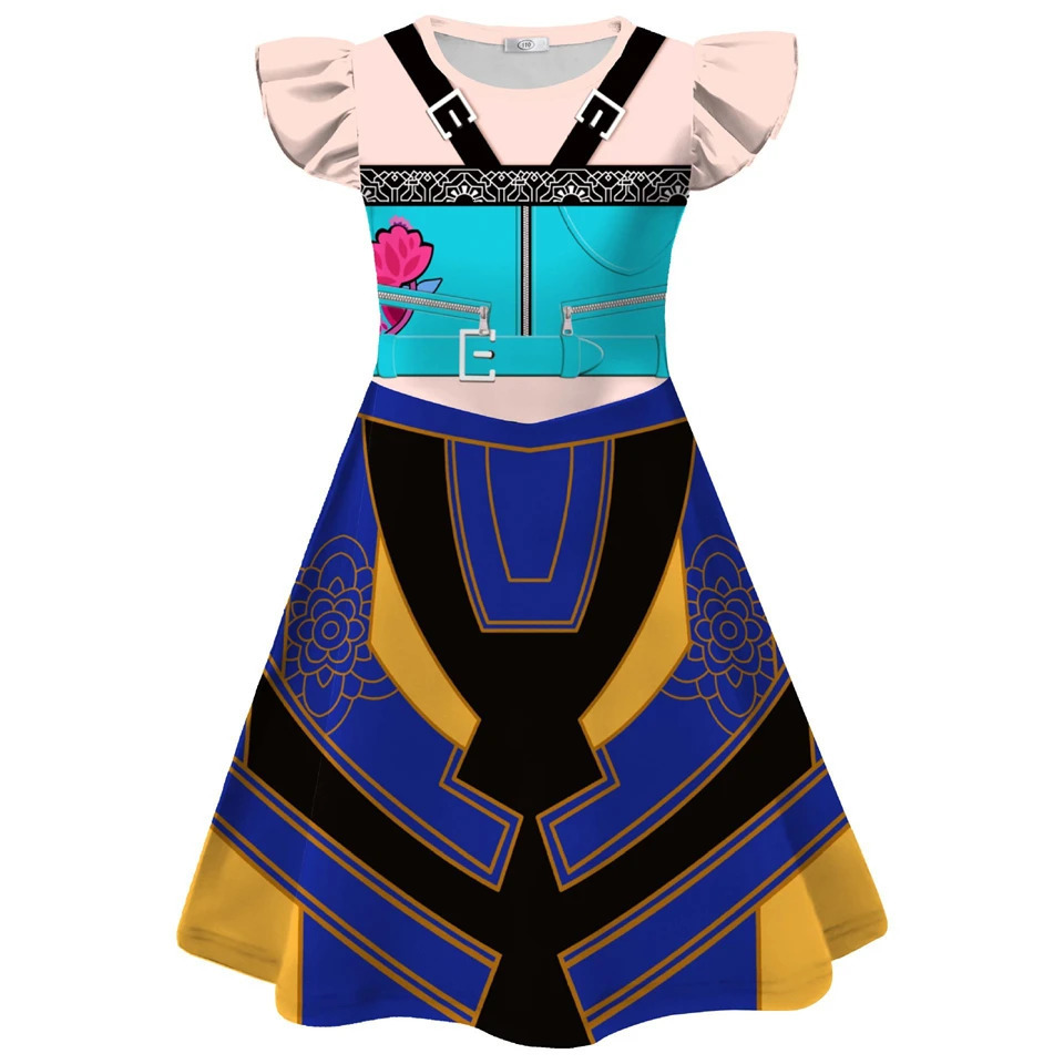 KPop Movie Demon Hunter Cosplay Dress for Girls 210Years Fantasia Childrens Carnival Party Masquerade Birthday Party Clothing 251017