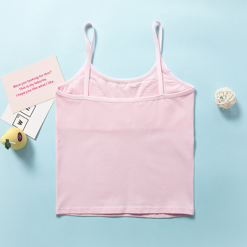 Comfort-Focused Cotton Girl's Sports Bra: Perfect Fit & Support