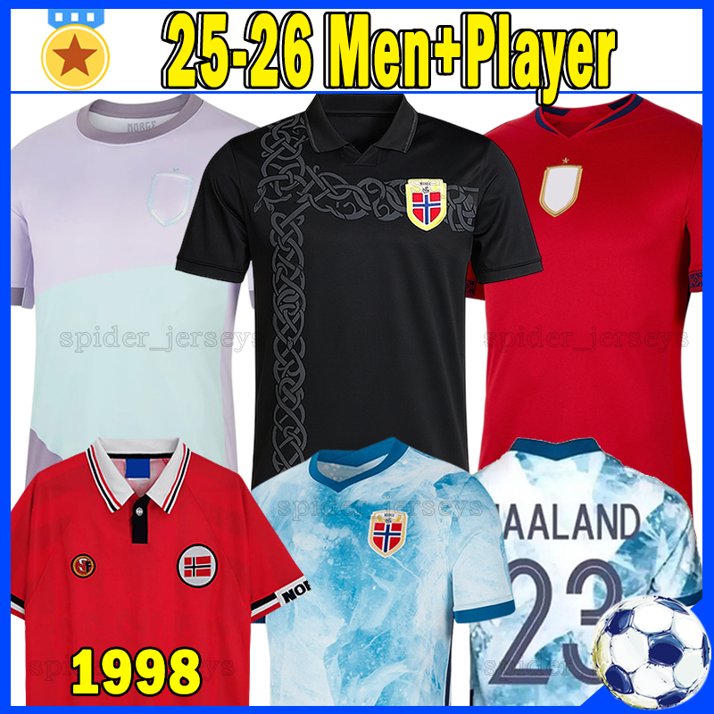 XXXL 25 26 Norway Soccer Jerseys national football team 2025 HAALAND SORLOTH Retro 1998 2020 21 Football Shirts NUSA HORN MYHRE AASGAARD Player Version Men Uniforms