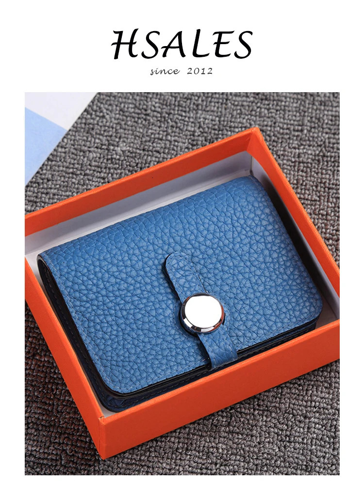 Genuine Leather Unisex Money Bag Fashion Hasp Small Card Holders Highgrade Short Cowhide Credit Card Purse 251013