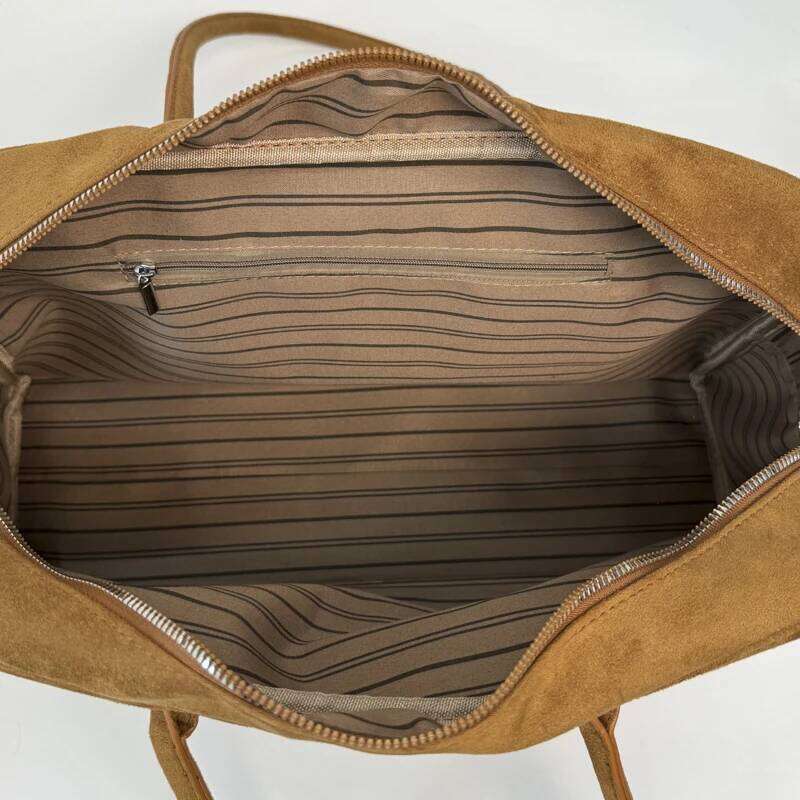 Vintage Suede Boston Bag Korean-Style Casual Large-Capacity Commuter Bag Square Shoulder Tote Bag Handbags And Purses Best Seller