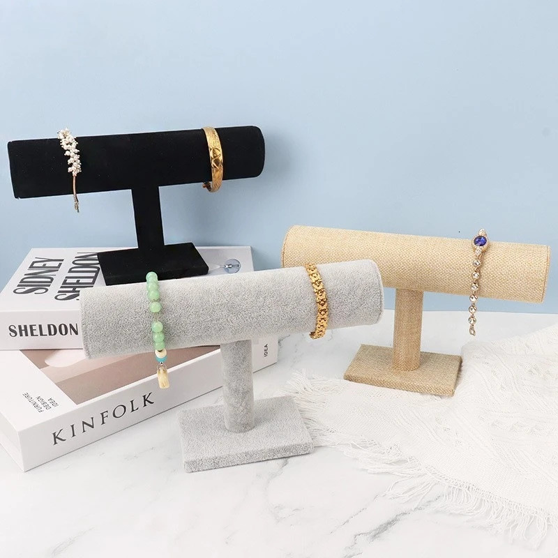 Jilai Flannel Singlelayer Bracelet Rack Jewelry Watch Bracelet Rack Display Jewelry Display Rack 251016