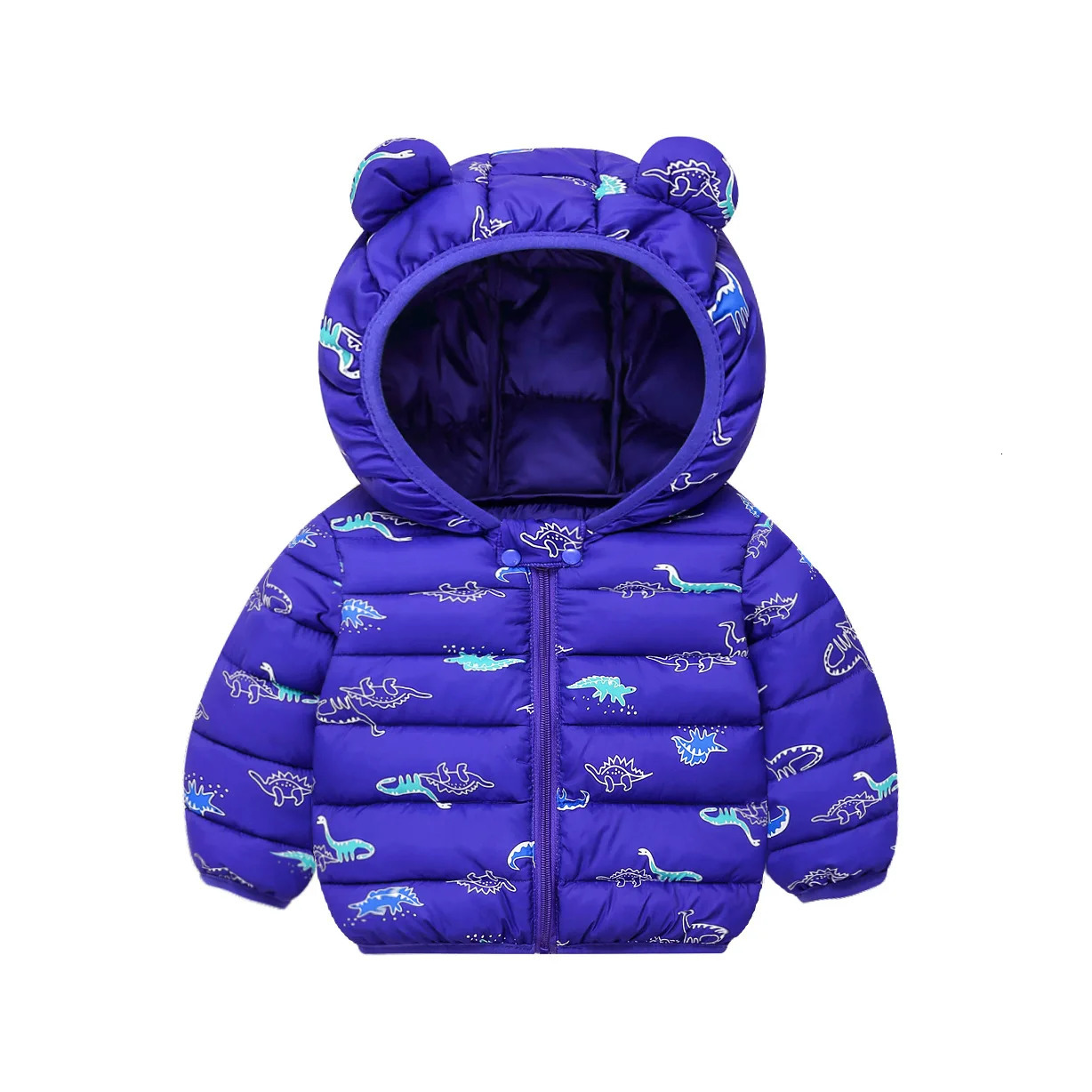 Children Down Cotton Jacket Baby Autumn Winter Light Thin Outerwear 13Years Baby Boys Girls Zipper Hooded Coat 251017
