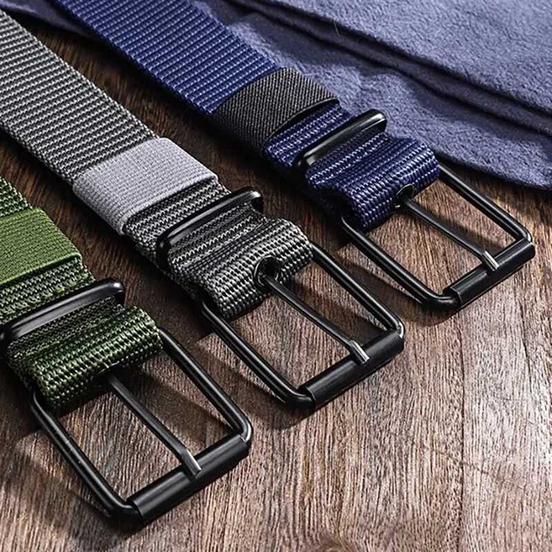 Mens Nylon Belt Porous Canvas Pin Buckle Belt Outdoor Sports Belt Womens Trendy Belt With Jeans Belt For Men Women W251018