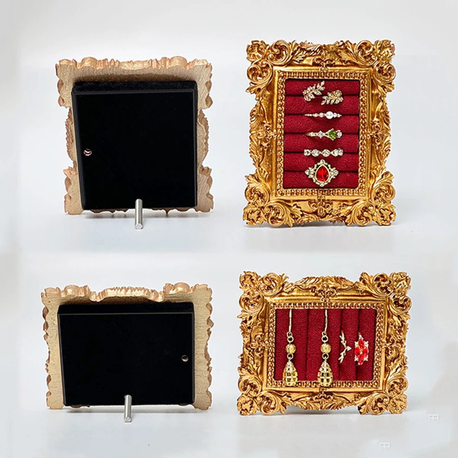 Jewelry Display Stand Vintage Po Frame Ring Tray Jewelry Store Storage Booth Display Pography Display Item Prop 251016