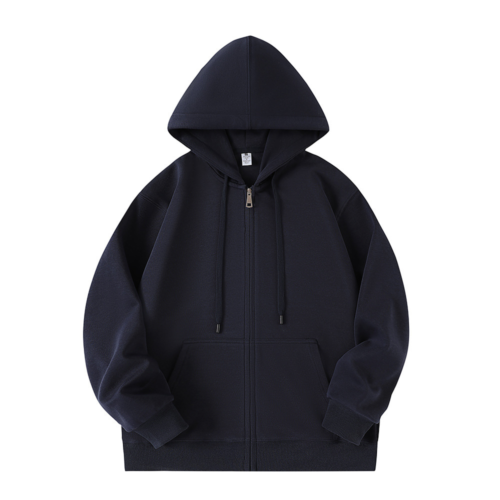 Autumn New 300g Cotton Zipper Hooded Sweatshirt Men's Cardigan American Designer Hoodie Jacket Tracksuit Men Polo Veste Coat Style Oversized Drop