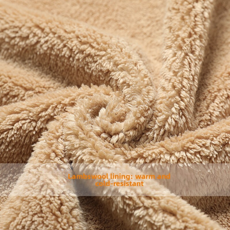 Lamb Wool Designer Hoodie Jacket Tracksuit Men Polo Veste Coat Sweatshirt Set For Men Winter Fleece Lined Thickened Hooded Sportswear Casual Cardigan 