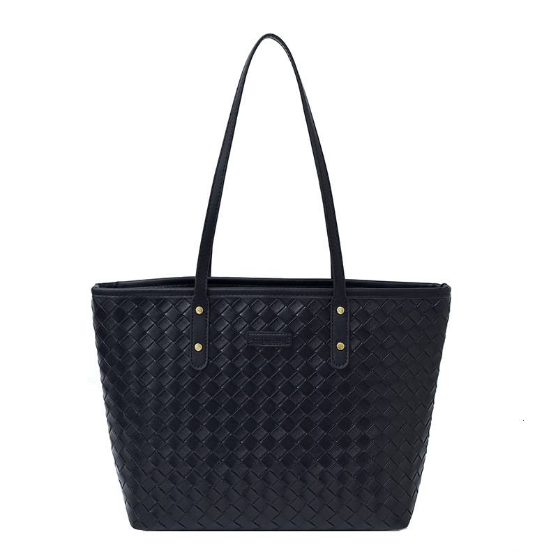 Luxury Brand Designer Bag This Year's Trendy Woven Bag For Women 2025 New Korean Version Simple Shoulder Bag Large Capacity Commuter Tote Bag