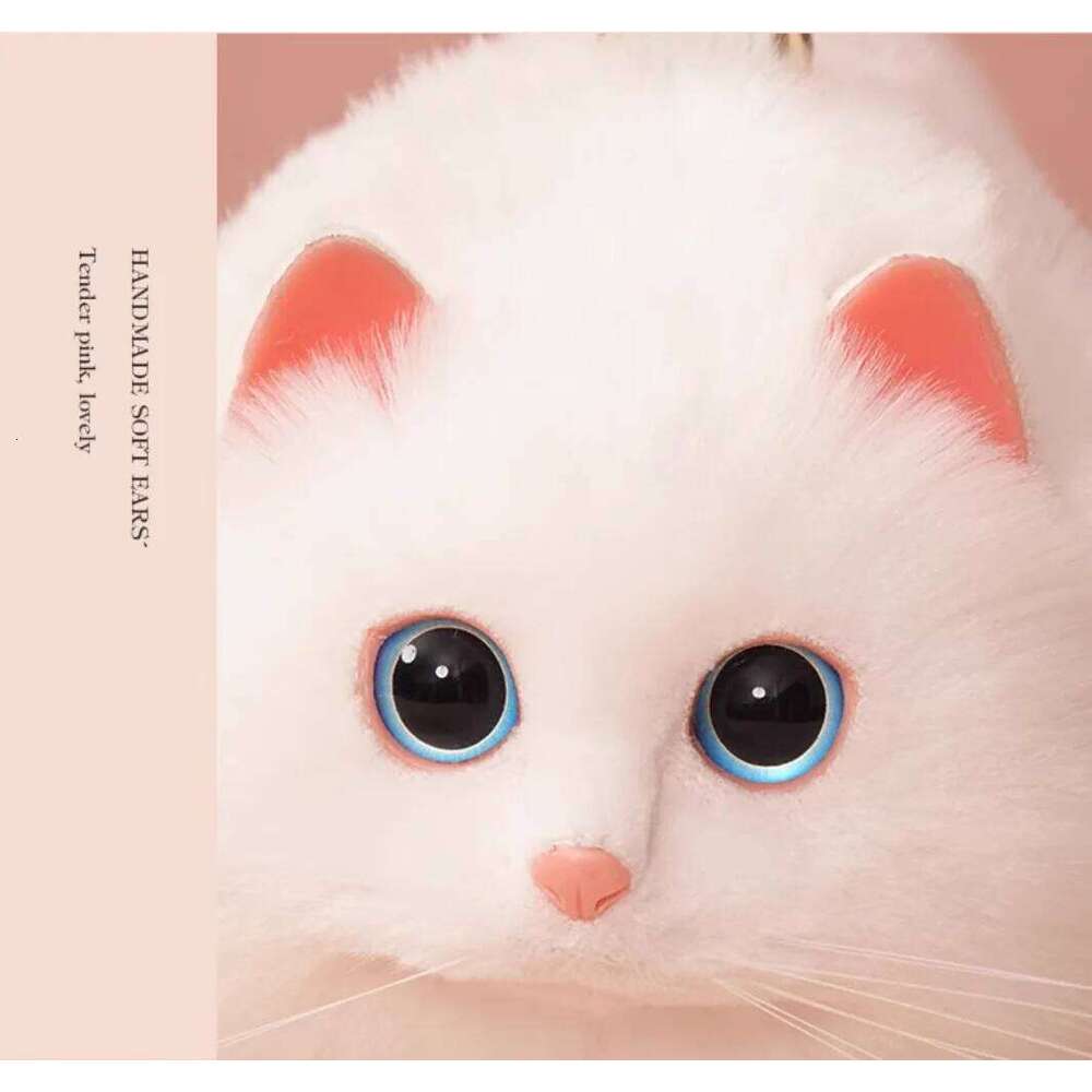 One Shoulder Female Design Small Man Messenger Versatile Hand Made Autumn and Winter Plush Cute Cat Bag