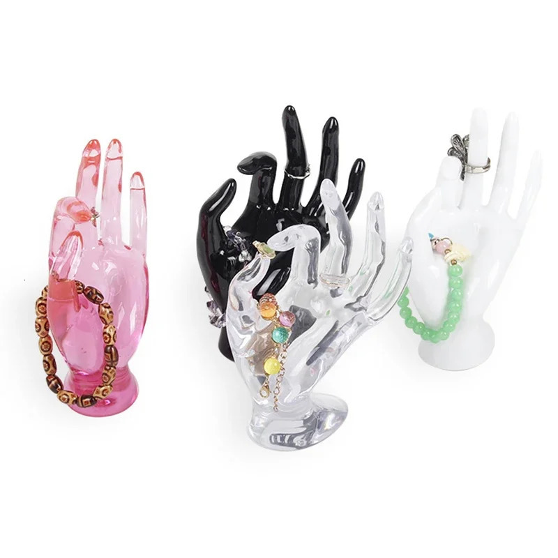Ok Shape Mannequin Hand Finger Ring Bracelet Bangle Jewelry Display Stand Holder Storage Shelf Jewlery Organizer 251016