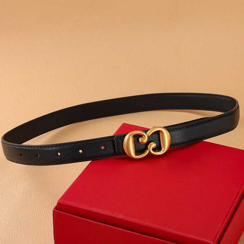 2025 New Thin 25mm Women belt Famous Style Metal Buckle Brand women Belt Leather fashion Luxury Belts for women Strap jeans W251018
