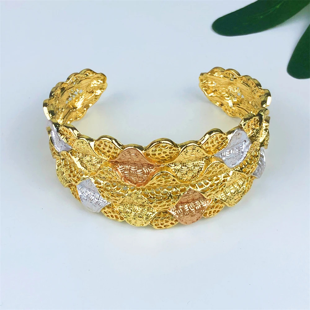 ESALE Italian Ladies Fine Jewelry Sets Gold Color Women Necklace Earrings African Big Jewelry Wedding Party Gift 251016