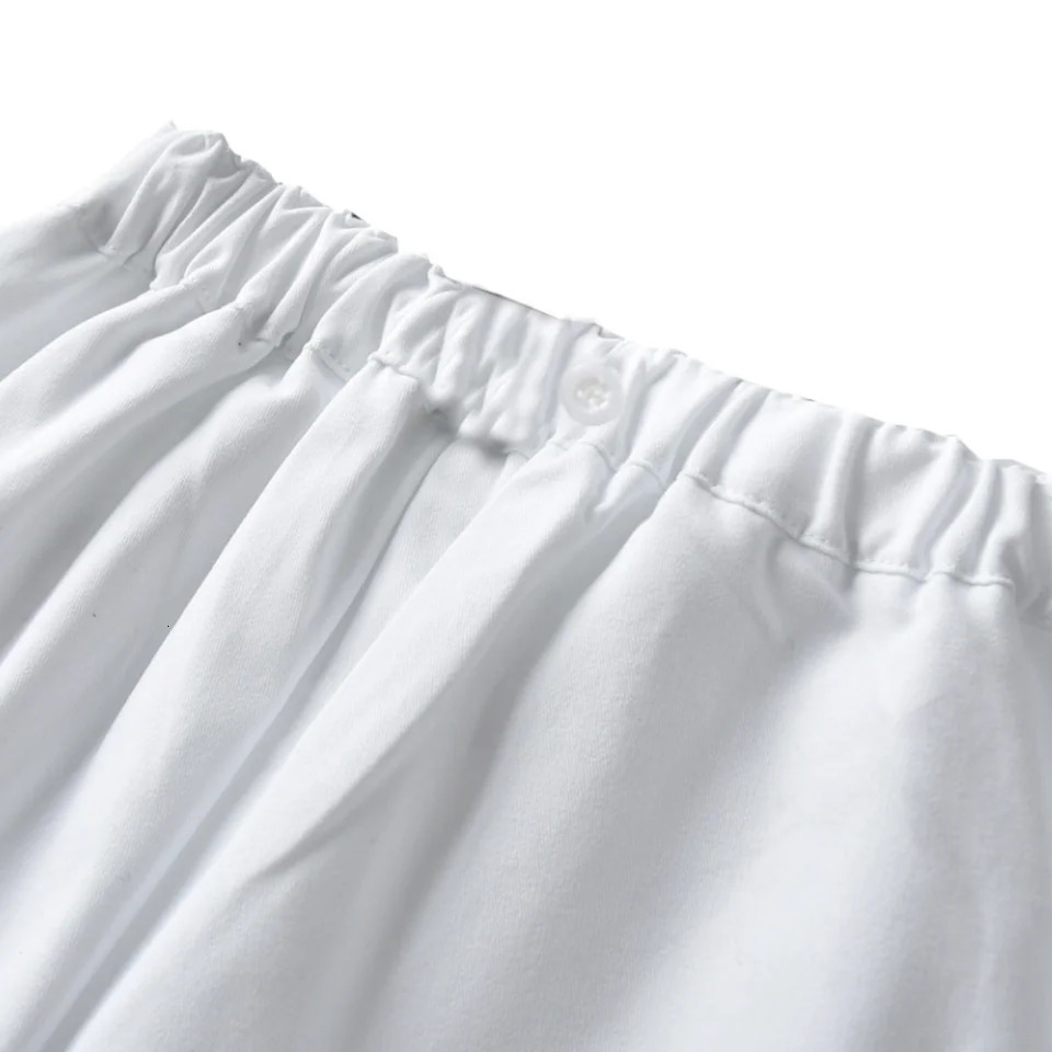 White Toddler Boys Suit Gentleman Clothes Baptism Dress Shirt Bib Pants Solid Party Wedding Handsome Kid Clothing 16Y Outfit 251017