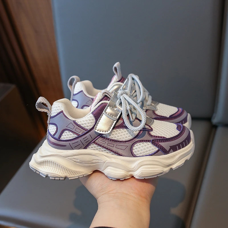 Boys shoes spring childrens sports shoes girls dad shoes baby shoes breathable mesh shoes 251017