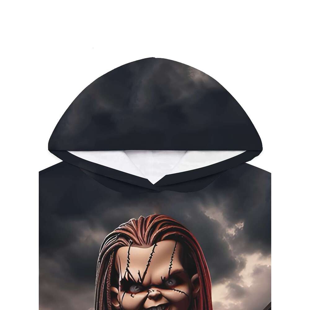 Halloween Men's 3D Digital Print Fashion Personality Sweatshirt