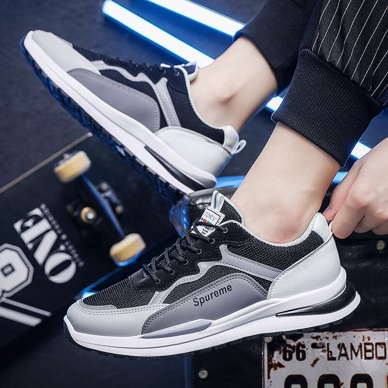 Autumn New Breathable Casual Low-Top Mesh Men's new Trendy Sneakers Board Shoes Men